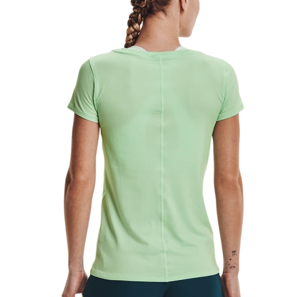 Under Armour HeatGear T-Shirt - Aqua Foam/Metallic Silver