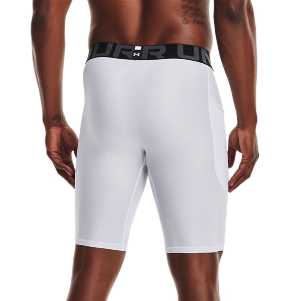 Under Armour HeatGear Pro Calzamaglia Corta - White/Black