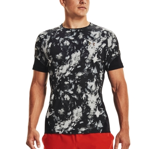 Men's Training T-Shirt Under Armour Rush 2.0 Print TShirt  Black 13660610001