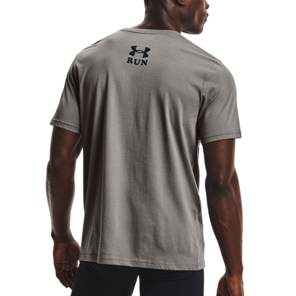 Under Armour Keep Run Weird Maglietta - Concrete/Black