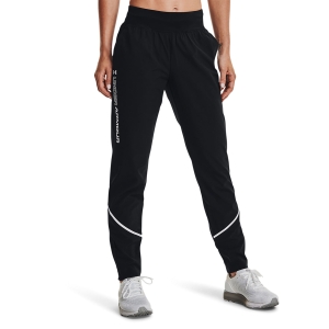 Tights Running Donna Under Armour OutRun The Rain Pantaloni  Black/White/Reflective 13656590001
