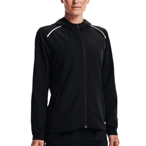 Giacca Running Donna Under Armour Outrun The Rain Giacca  Black/White/Reflective 13656570001