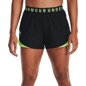 Pantalones cortos Running Mujer Under Armour Play Up 3.0 3in Shorts  Black/Quirky Lime 13445520041