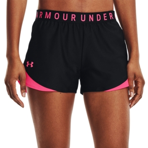 Women's Running Shorts Under Armour Play Up 3.0 3in Shorts  Black/White 13445520028