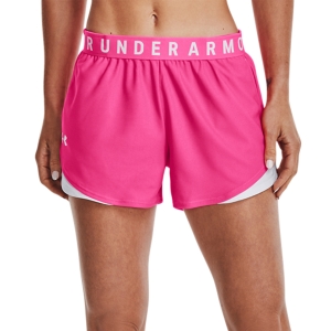 Women's Running Shorts Under Armour Play Up 3.0 3in Shorts  Electro Pink/White 13445520695