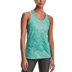 Top Fitness y Training Mujer Under Armour Racer Print Top  Neptune/Sea Mist/Metallic Silver 13651080369