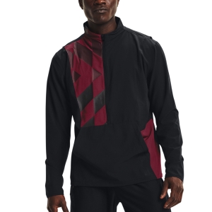 Under Armour Run Anywhere Jacket - Black/League Red/Reflective