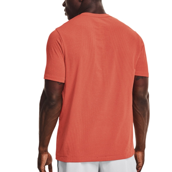 Under Armour Rush Illusion T-Shirt - Phoenix Fire/Black