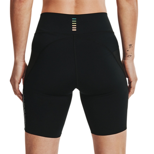 Under Armour Rush Run Pocket 6in Shorts - Black/Reflective