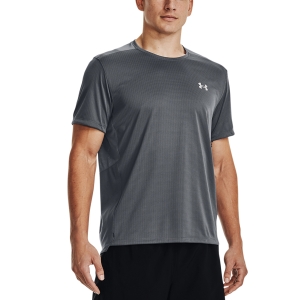 Men's Running T-Shirt Under Armour Speed Stride 2.0 TShirt  Pitch Gray/Reflective 13697430012
