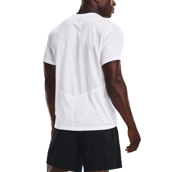 Under Armour Speed Stride 2.0 Logo T-Shirt - White/Black/Reflective