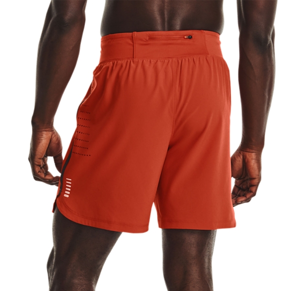 Under Armour Speedpocket 7in Shorts - Fox/Jet Gray/Reflective