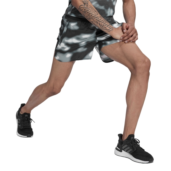 adidas Run Icons 5in Pantaloncini - Multicolor/White/Black