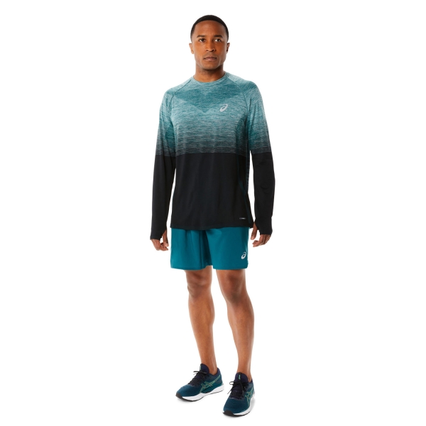 Asics Seamless Shirt - Velvet Pine/Performance Black