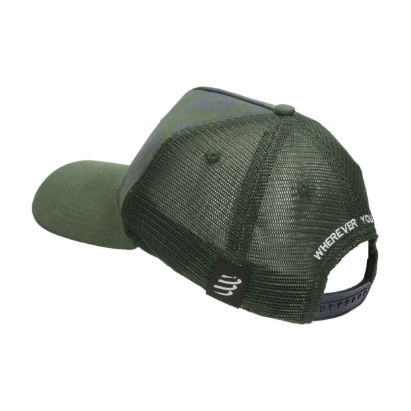 Compressport Trucker Cappello - RF Green/Navy Peo