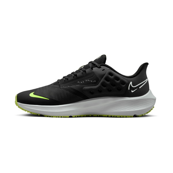 Nike Air Zoom Pegasus 39 Shield - Black/White/Dark Smoke Grey/Volt