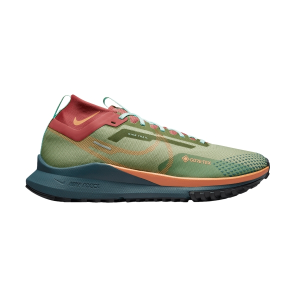 Men's Trail Running Shoes Nike React Pegasus Trail 4 GTX  Alligator/Orange Trance/Mint Foam DJ7926300