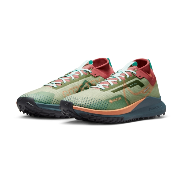 Nike React Pegasus Trail 4 GTX - Alligator/Orange Trance/Mint Foam