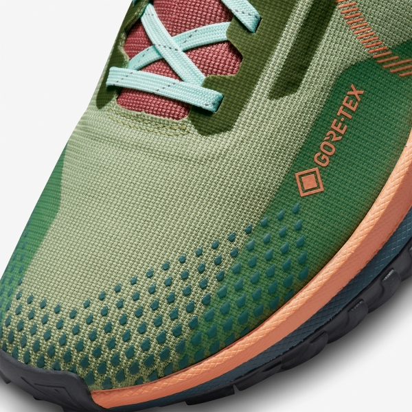 Nike React Pegasus Trail 4 GTX - Alligator/Orange Trance/Mint Foam