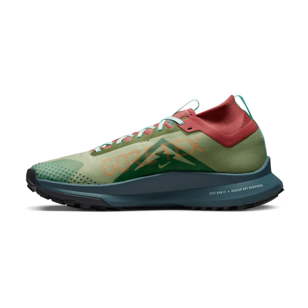 Nike React Pegasus Trail 4 GTX - Alligator/Orange Trance/Mint Foam