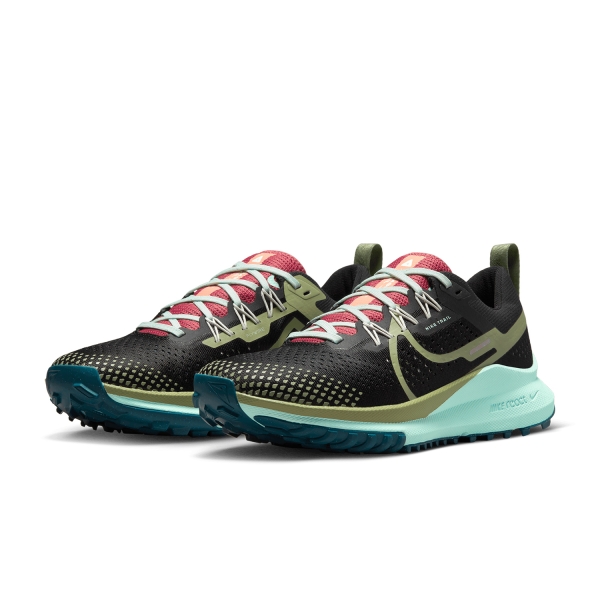 Nike React Pegasus Trail 4 - Black/Alligator/Canyon Rust/Mint Foam