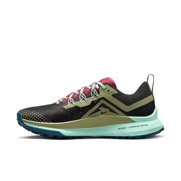 Nike React Pegasus Trail 4 - Black/Alligator/Canyon Rust/Mint Foam