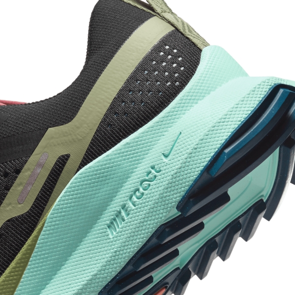 Nike React Pegasus Trail 4 - Black/Alligator/Canyon Rust/Mint Foam