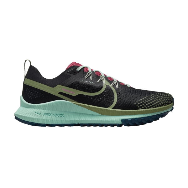 Men's Trail Running Shoes Nike React Pegasus Trail 4  Black/Alligator/Canyon Rust/Mint Foam DJ6158004