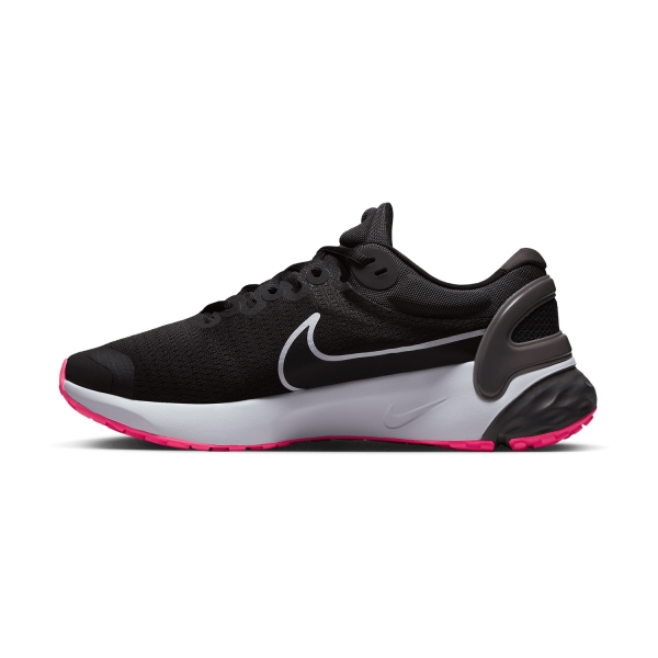 Nike Renew Run 3 - Black/White/Medium Ash/Hyper Pink