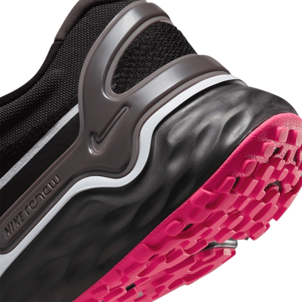 Nike Renew Run 3 - Black/White/Medium Ash/Hyper Pink
