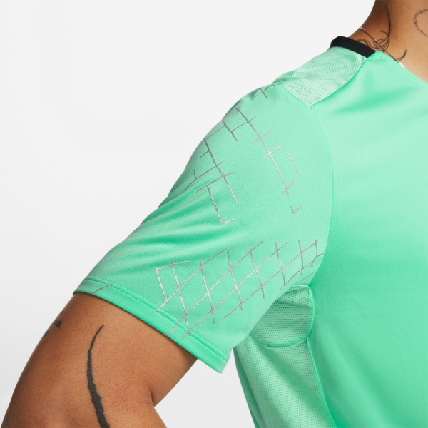 Nike Run Division Rise 365 T-Shirt - Green Glow/Reflective Silver