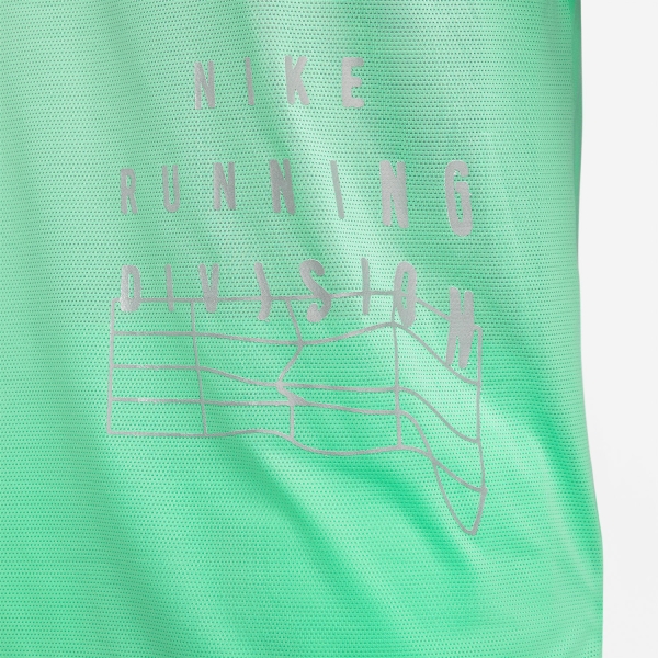 Nike Run Division Rise 365 T-Shirt - Green Glow/Reflective Silver