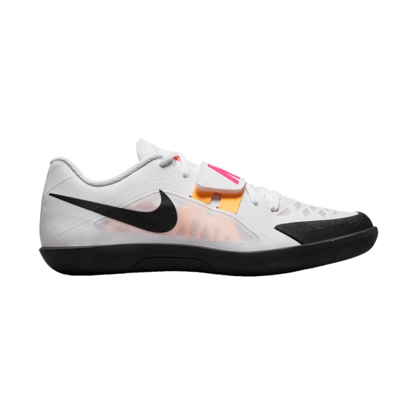 Zapatillas Competición Hombre Nike Zoom Rival SD 2  White/Black/Hyper Pink/Laser Orange 685134102