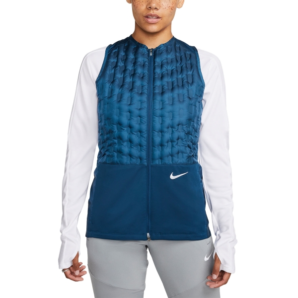 Women's Running Jacket Nike ThermaFIT ADV Vest  Valerian Blue/Reflective Silver DD6063460