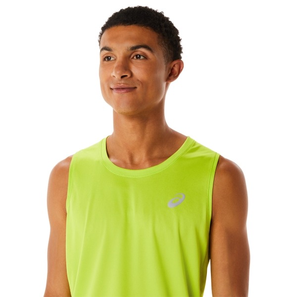 Asics Core Logo Tank - Lime Zest