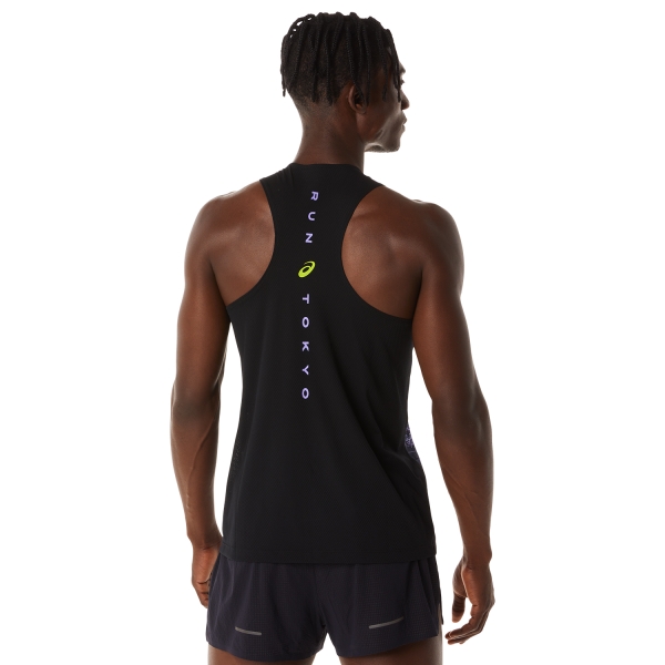 Asics Marathon Tank - Lime Zest/Safety Yellow/Amethyst