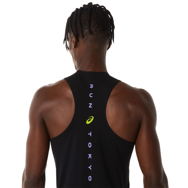 Asics Marathon Tank - Lime Zest/Safety Yellow/Amethyst