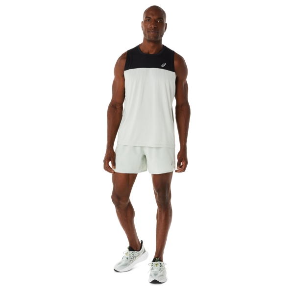 Asics Road 2 in 1 5in Pantaloncini - Light Sage