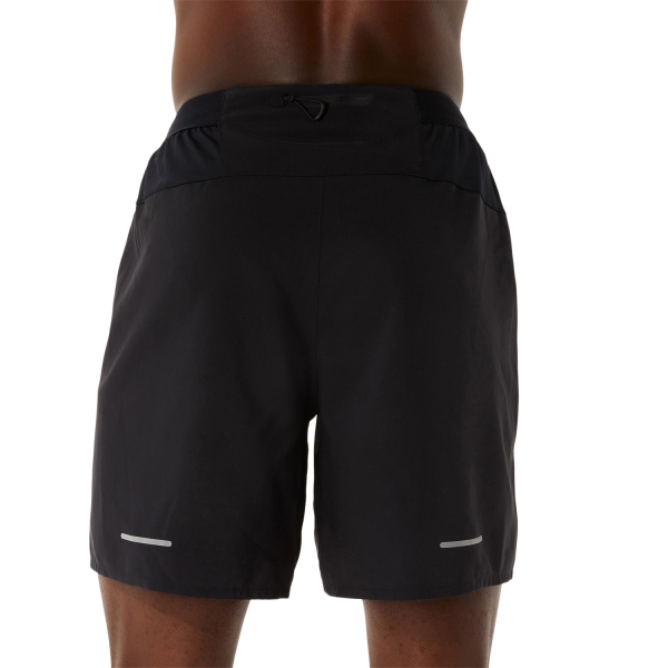 Asics Road 2 in 1 7in Shorts - Performance Black/Carrier Grey