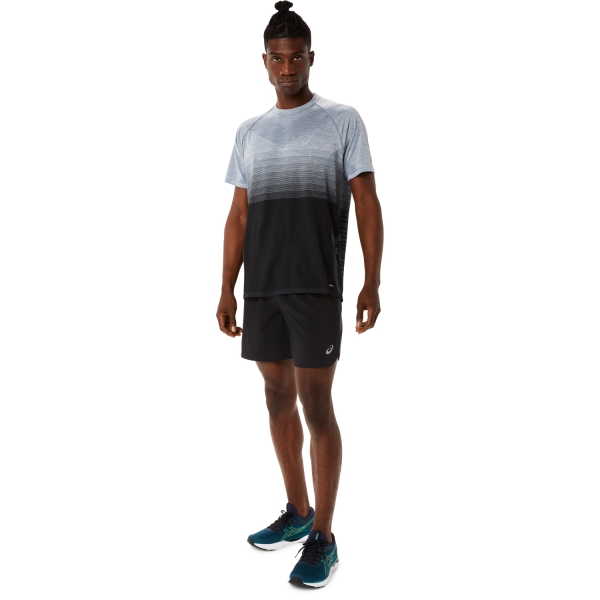 Asics Road 2 in 1 7in Shorts - Performance Black/Carrier Grey