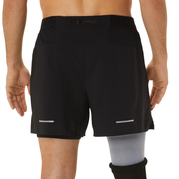 Asics Road 2 in 1 5in Shorts - Performance Black