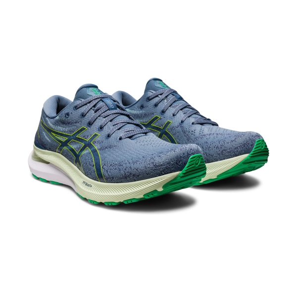 Asics Gel Kayano 29 - Steel Blue/Lime Zest