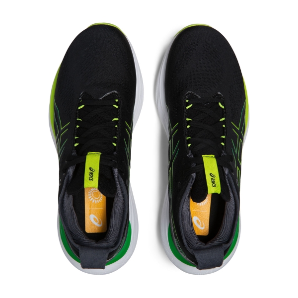Asics Gel Nimbus 25 - Black/Lime Zest