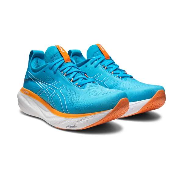 Asics Gel Nimbus 25 - Island Blue/Sun Peach