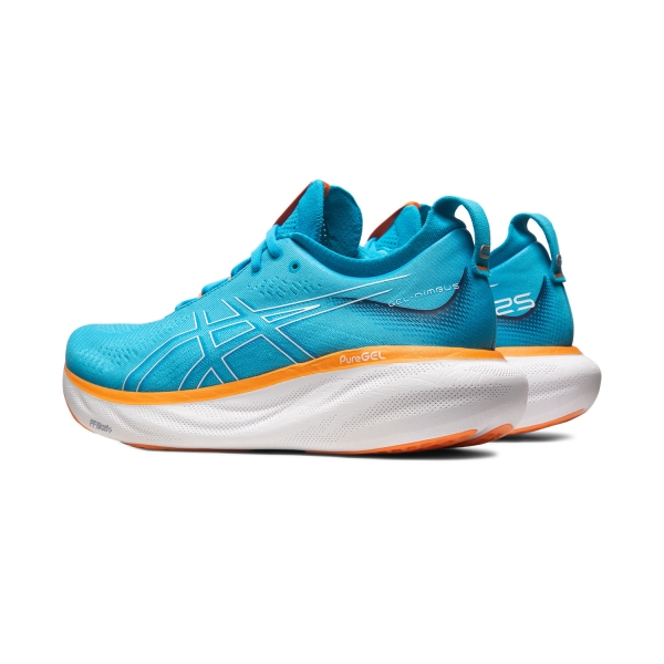Asics Gel Nimbus 25 - Island Blue/Sun Peach