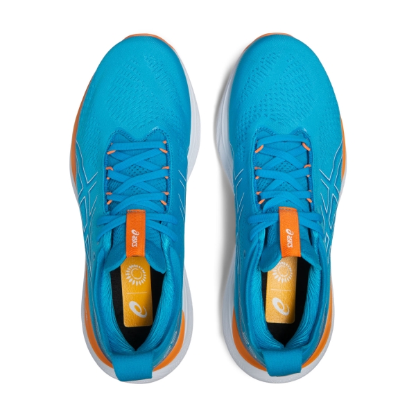 Asics Gel Nimbus 25 - Island Blue/Sun Peach