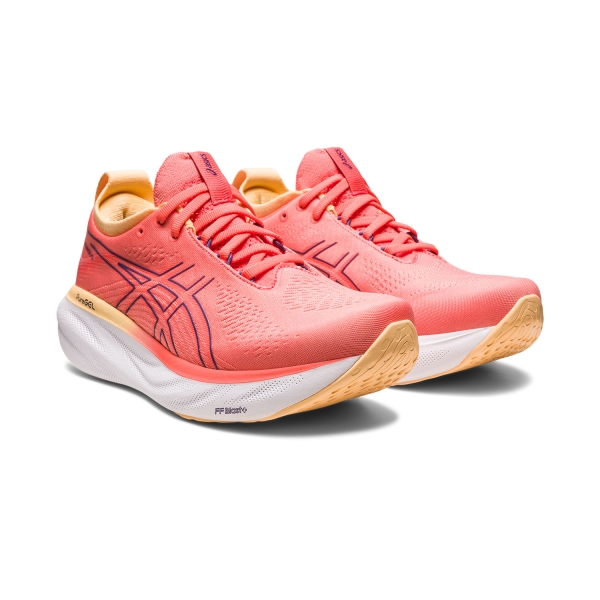 Asics Gel Nimbus 25 - Papaya/Dusty Purple