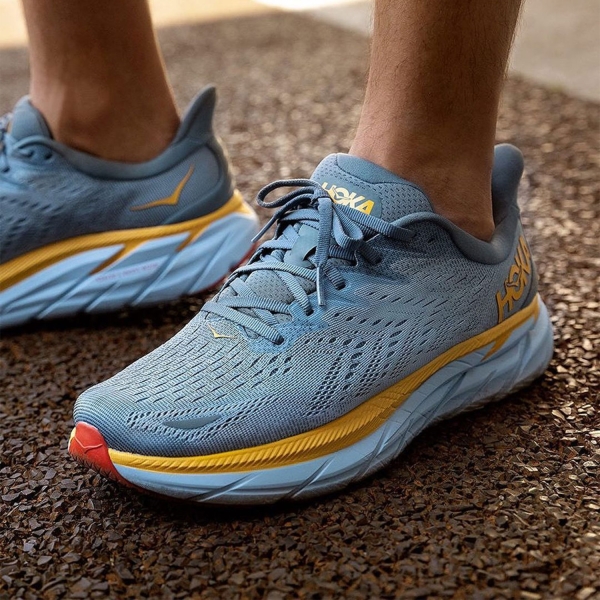 Hoka Clifton 8 - Goblin Blue/Mountain Spring