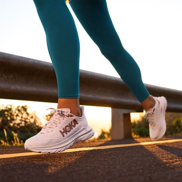 Hoka Mach 5 - White/Copper