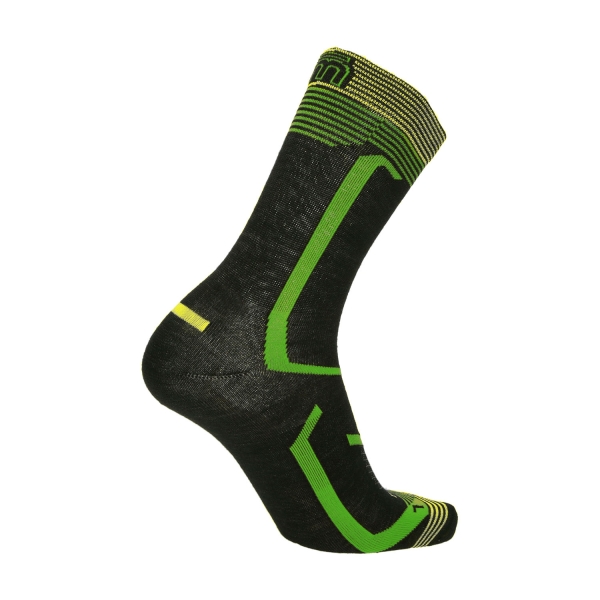 Mico Warm Control Protech Light Weight Calcetines - Nero/Giallo Fluo